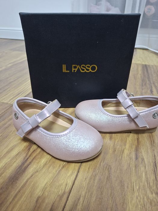 Pantofi fetiță din piele naturală IL PASSO, nr. 23