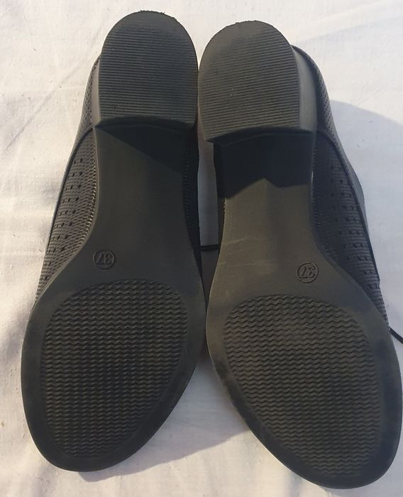 Летни дамски обувки на ток, изкуствена кожа 37