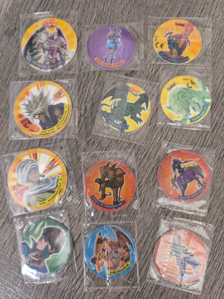 Югио запечатани тазота в оригинална опаковка 2000г. !! Yugioh tazos