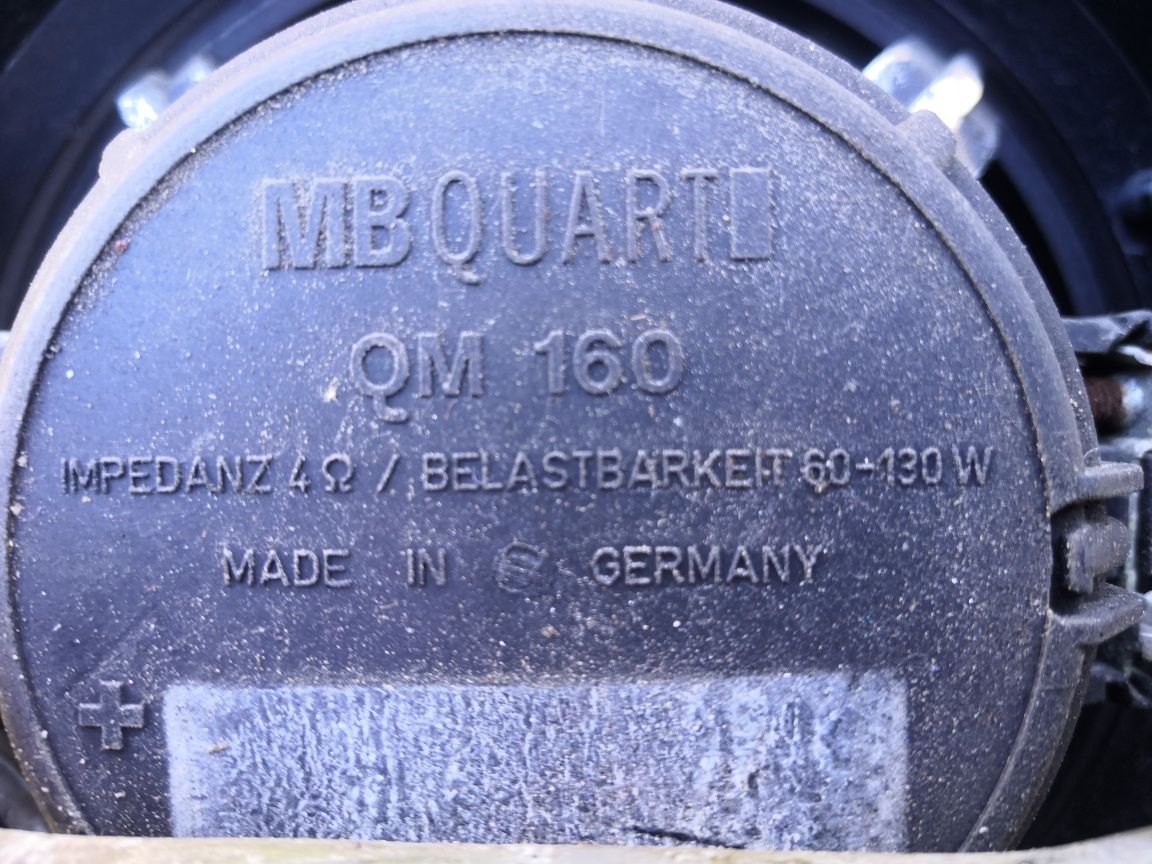 Тонколони MB QUART QM 160 + усилвател Audi A4 B6, B7