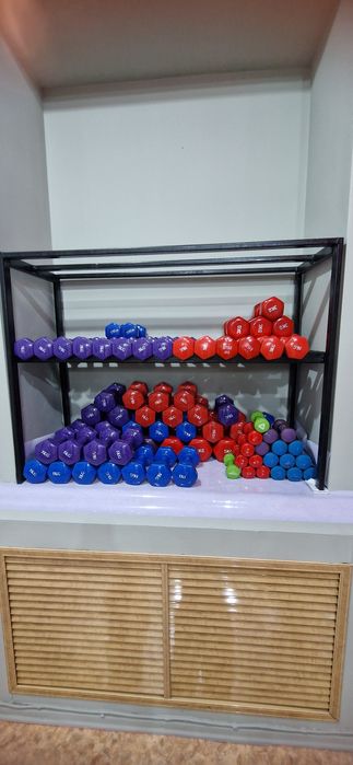 Продам фитбол степ гантели диски для скольжения кольца