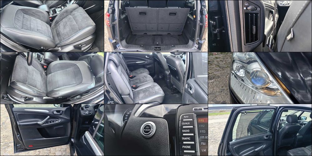 Ford S-Max, 163cp, 7 locuri, Piele, Lane/Side Assist,Keyless,Panoramic