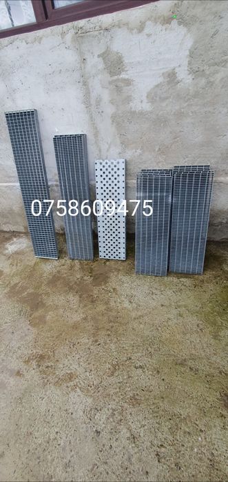 Trepte zincate 127x28cm