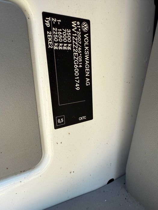 Vw crafter 2015 clima 2.0 tdi 136 cp