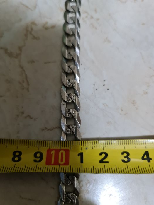 Lant argint masiv 925 italy,model gros cuban,stare perfecta,nou