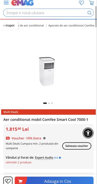 Aparat Aer Conditionat Mobil • NOU • Portabil • Comfree