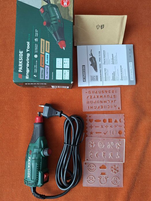 Aparat pentru gravat Parkside pe sticla, fier, lemn piatra, etc