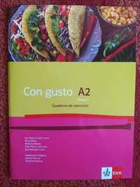 Учебник и учебна тетрадка по Испански език за 12 клас.