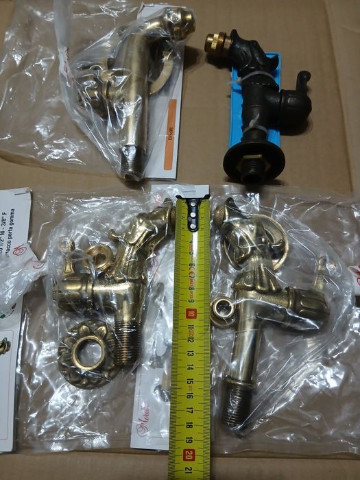 Robinet din bronz masiv pentru cișmea