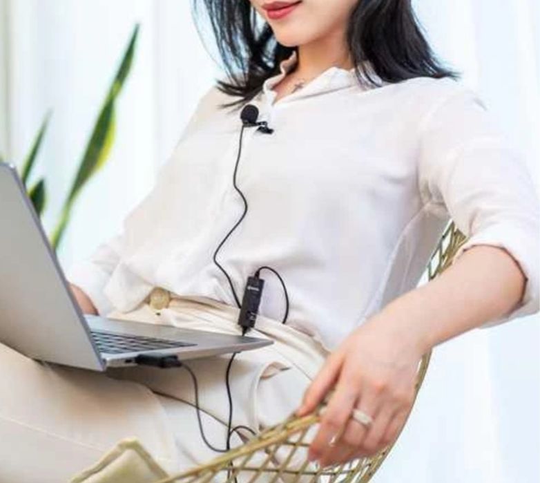 Микрофон брошка BOYA BY-M1, 3.5mm жак