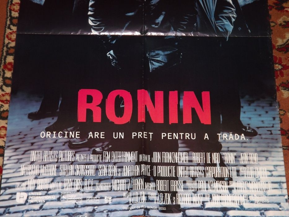 Afis de film de colectie-RONIN-film exceptional