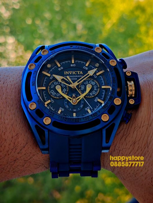 INVICTA Rally Rage Blue 53 mm, Инвикта нов ръчен часовник