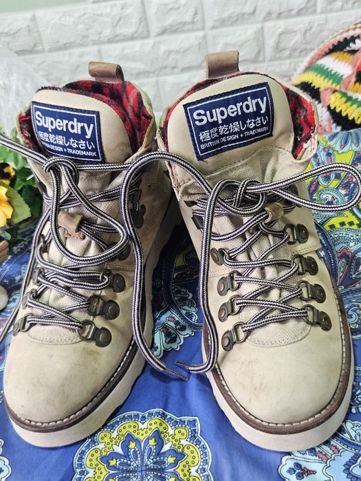 Superdry боти естествена кожа N38