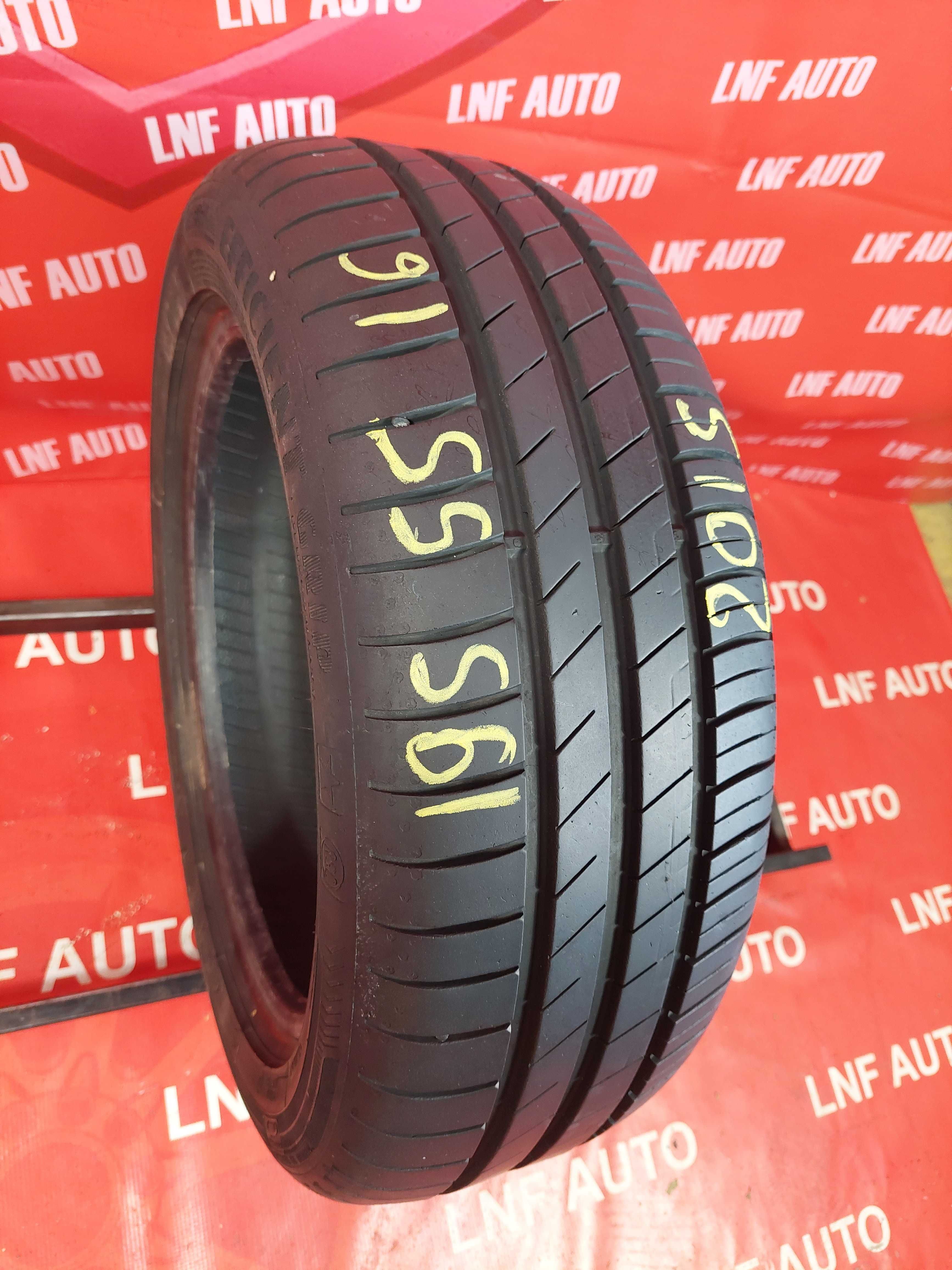 1 Anvelopa de VARA - 195/55/16 - GoodYear - 8 MM - DOT 2015 RFT !