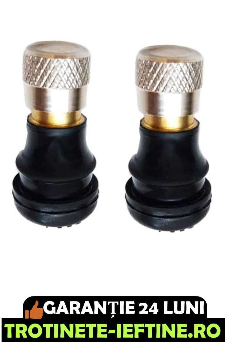 Valvă tubeless dreaptă pentru roata trotinetei electrice Zero, SIGILAT