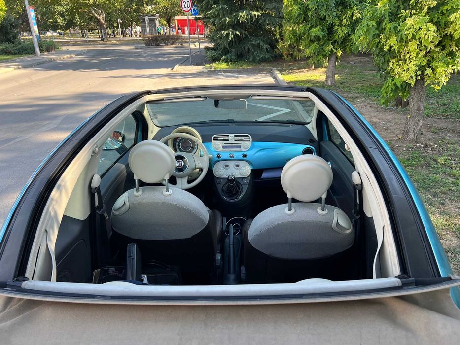 Fiat 500 КАБРИО  1.2 бензин ПЕРФЕКТЕН !!!