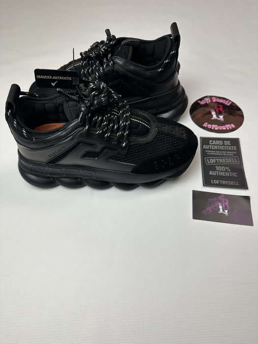 Versace chain reaction black , size 40 fit 40-41
