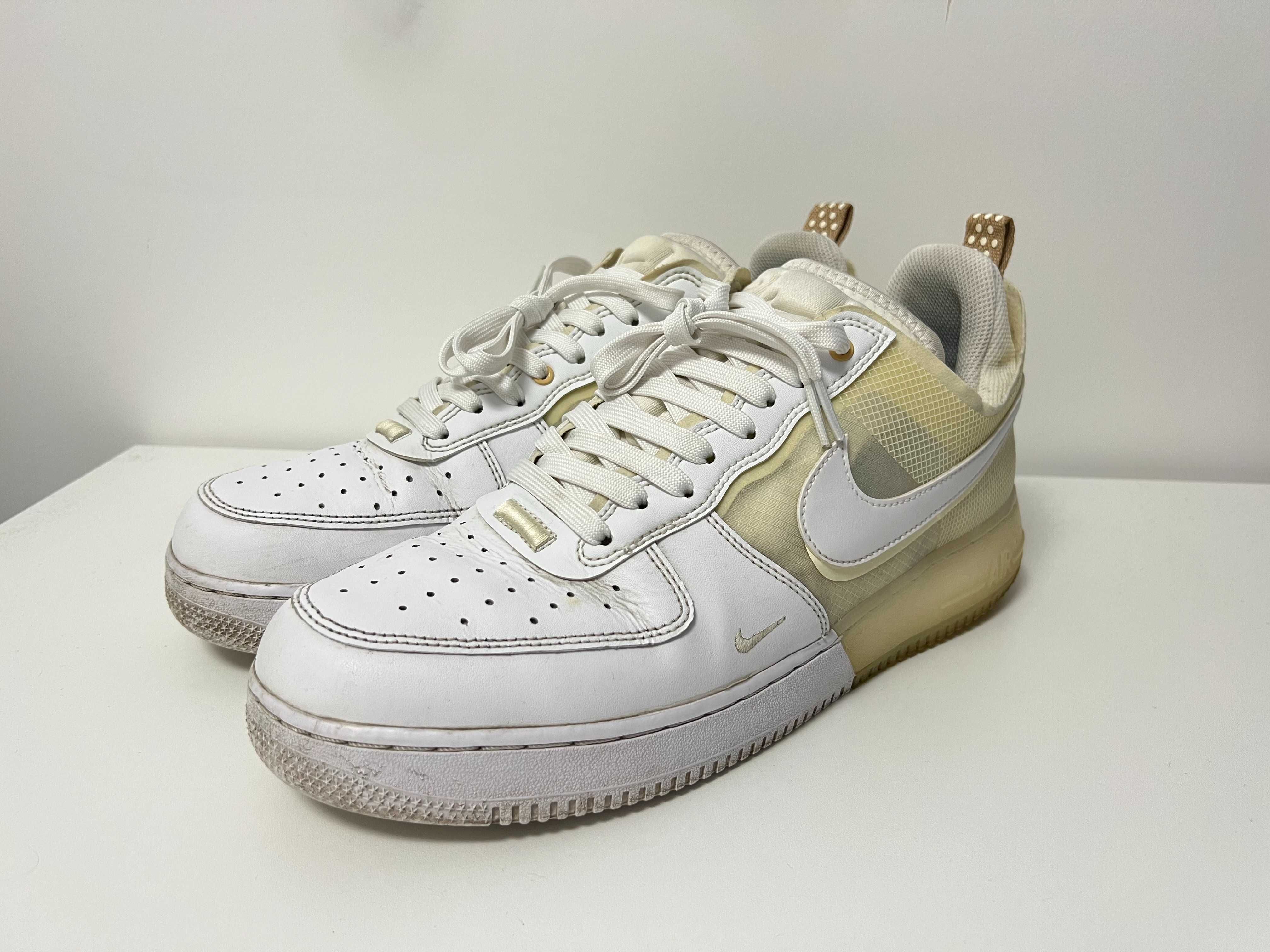 Nike Air Force 1 React Triple White, 45
