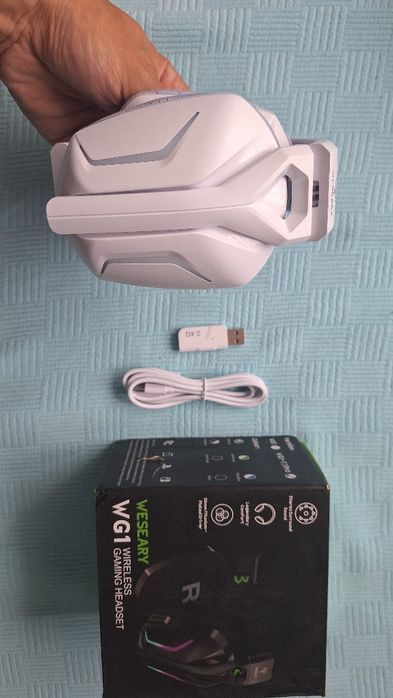 Casti gaming wireless Weseary WG1  noi