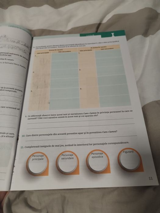 Limba și literatura română – Caietul elevului, Clasa a VII-a