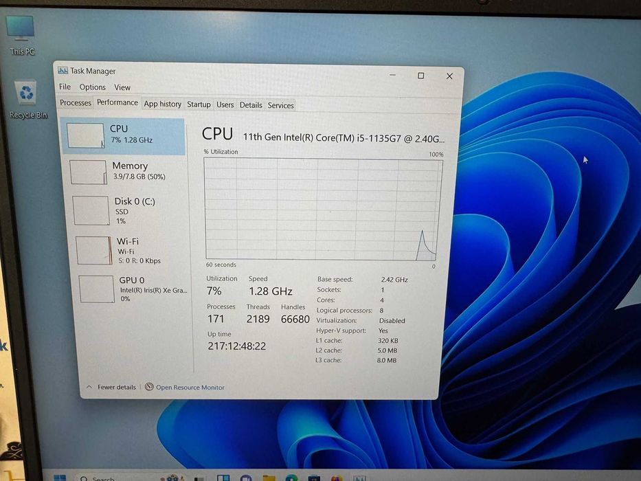 Hope Amanet P10/Laptop Lenovo, ThinkBook 15 Gen2, i5-1135G7,8GB RAM