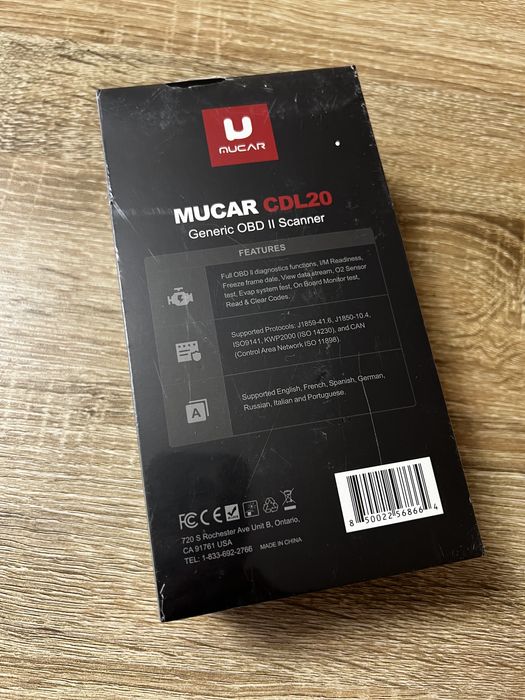 Diagnoza auto/tester OBD2 Mucar CDE 500