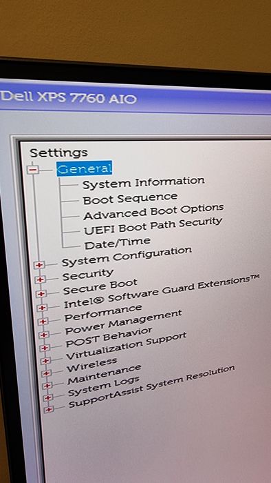 Dell xps 7760 All In One