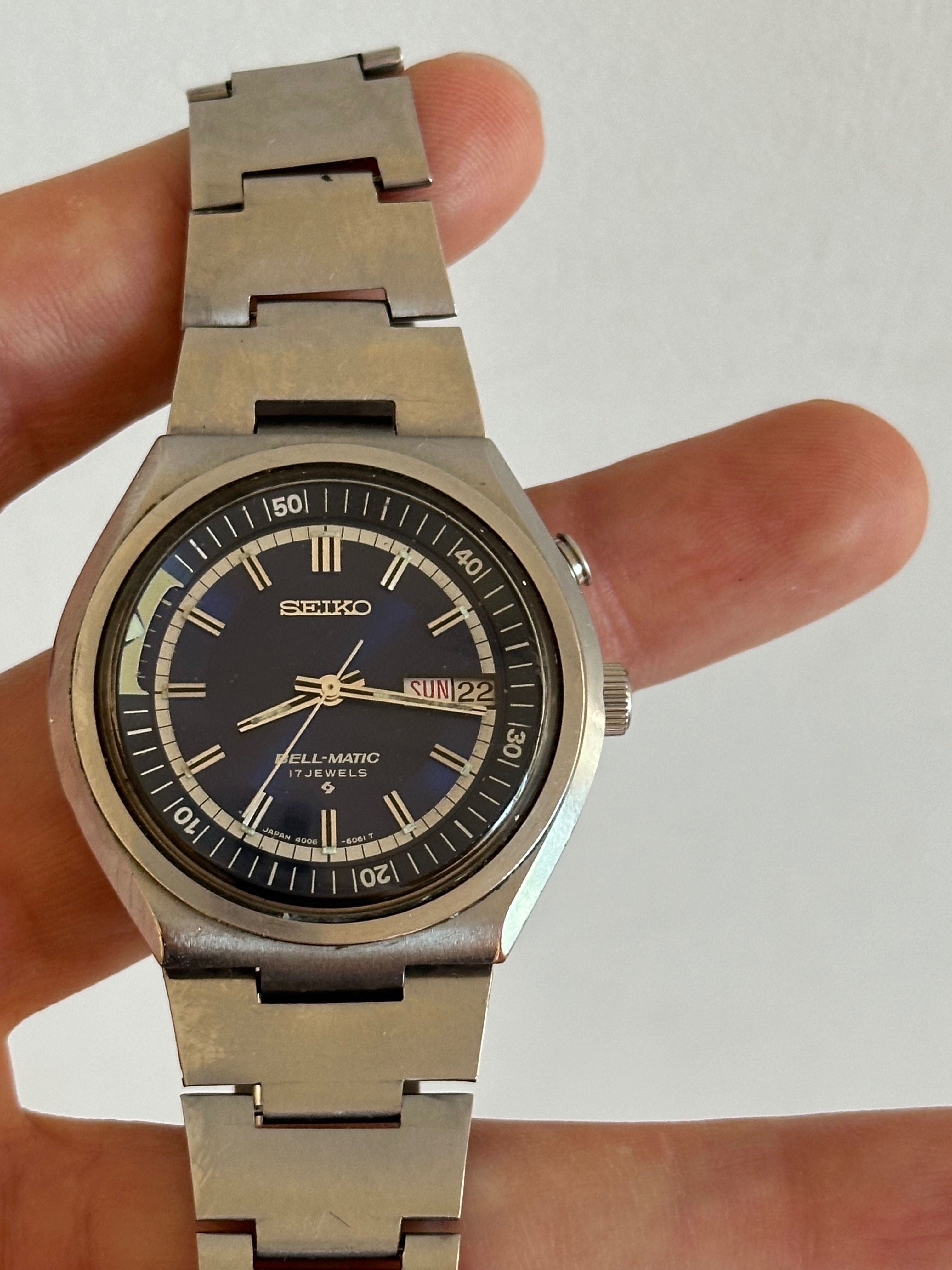 Seiko Bellmatic - 70s. Blue eye