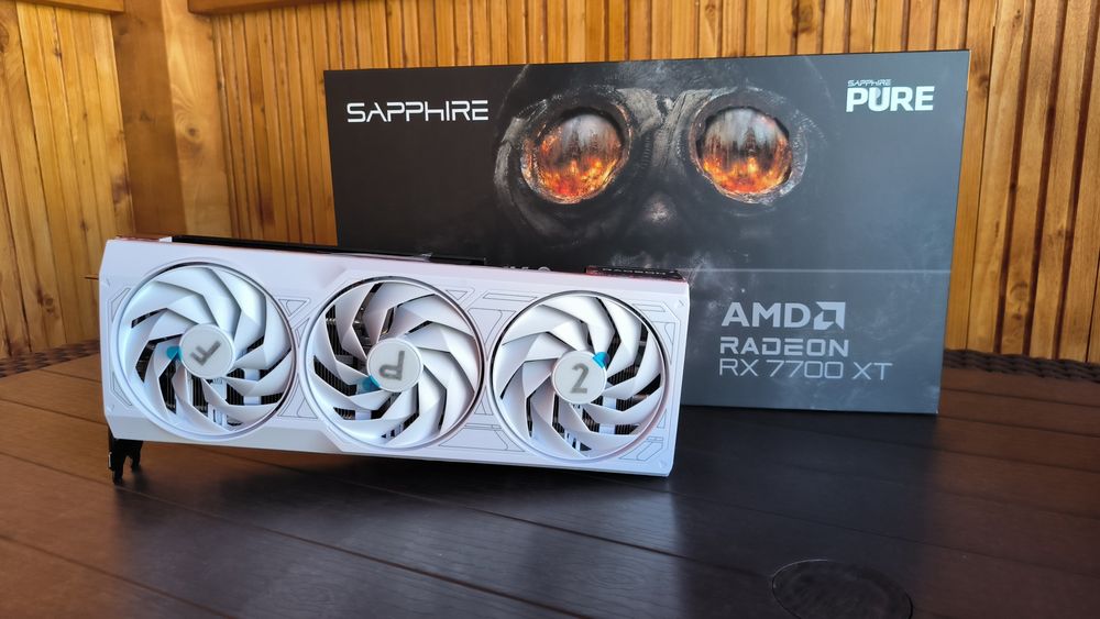 Placa video Sapphire RX 7700 XT Pure Frost Punk 2 12GB GDDR6 1‎92bit