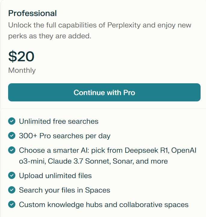 Подписка Perplexity Pro на 12 месяцев