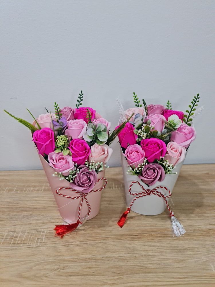 Aranjament floral pentru 8 Martie