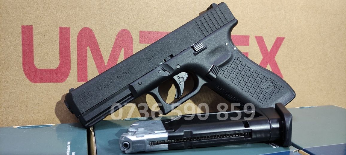 Glock 17 gen5 CO2 pistol airsoft cu recul puternic ORIGINAL Umarex NOU