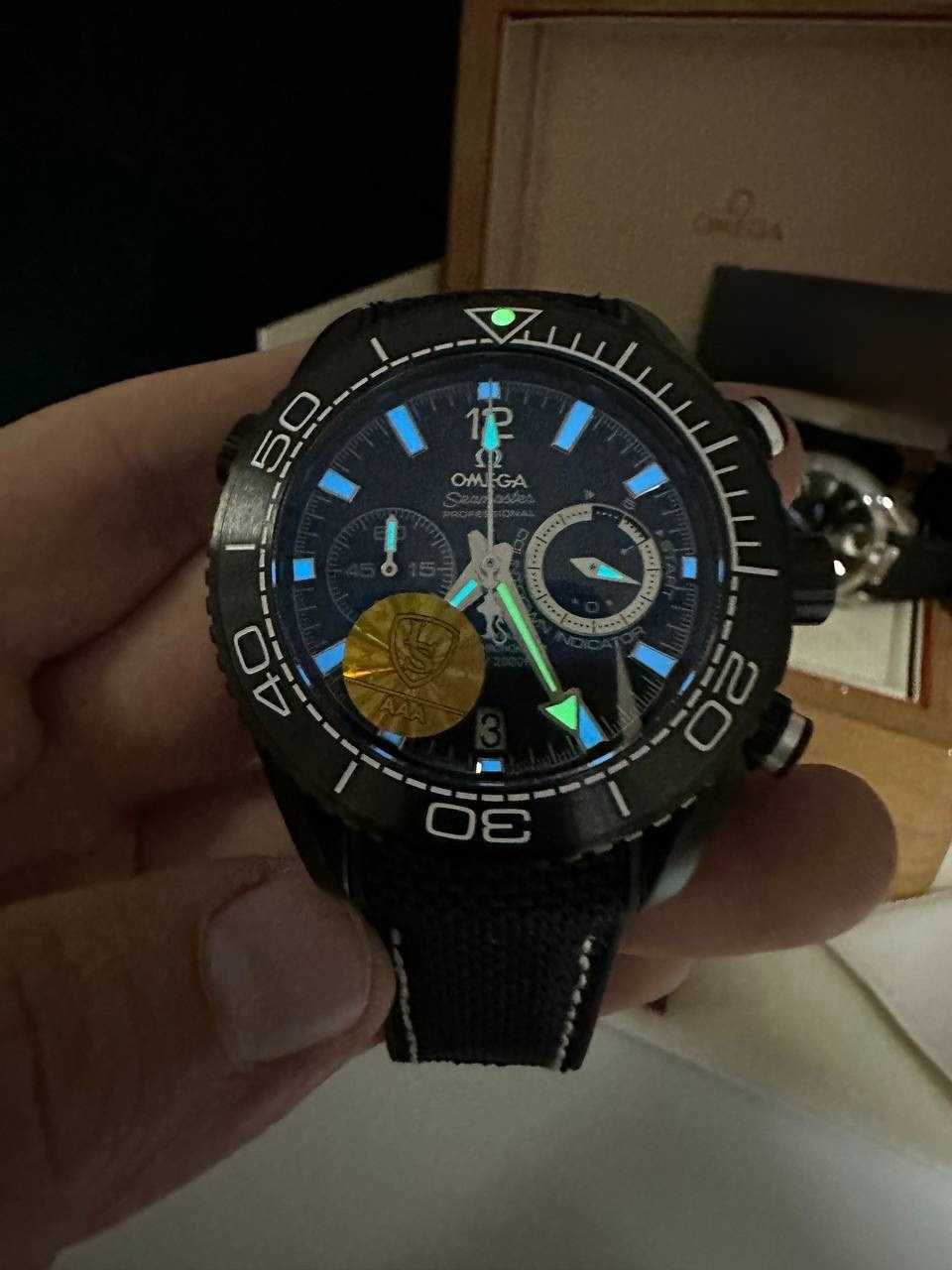 Omega seamaster planetocean deepblack