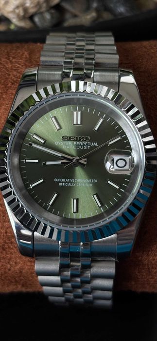 Seiko Mod Automatic NH35 Olive Green