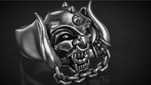 Inel Motorhead,Snaggletooth,war pig,argint 925