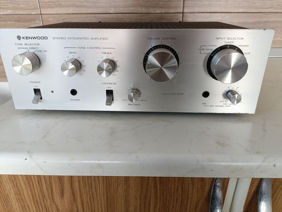Kenwood KA 305, amplificator stereo vintage, made in Japan