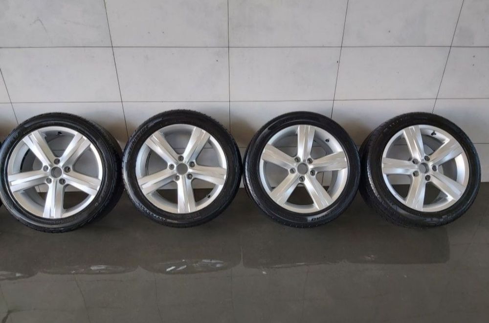 Jante VW pe 17 din 2018 cu cauciucuri pt VW Passat Tiguan Golf 7