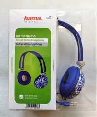Стерео слушалки за компютър HAMA Trend-HK-656, синьо/бял цвят
