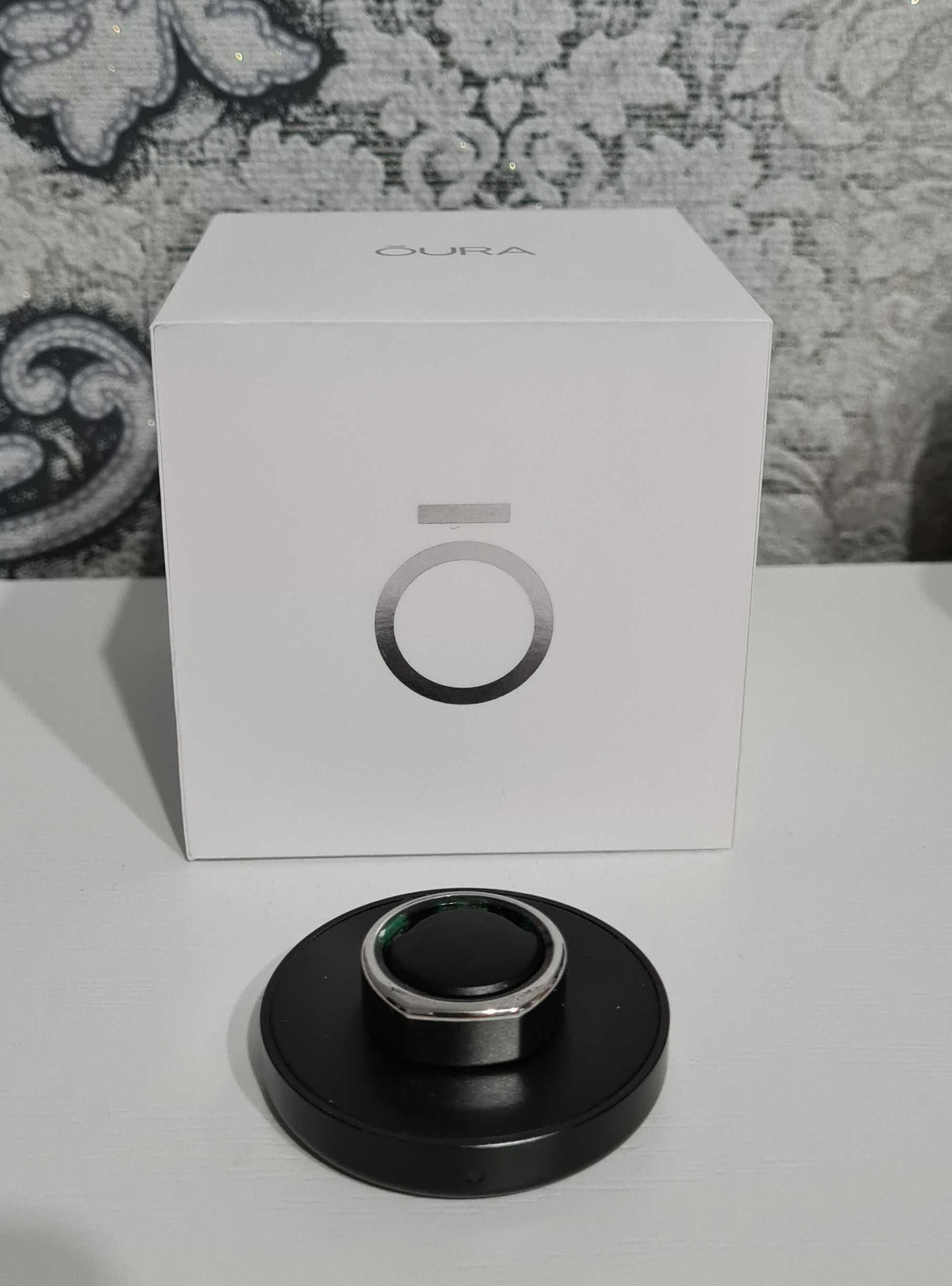 Oura Ring Gen2 Heritage Silver US8 - умное кольцо