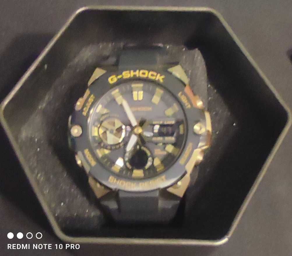 Ceas G-Shock G-Steel,nou,complet, garanție 2ani,carbon/inox,f. usor