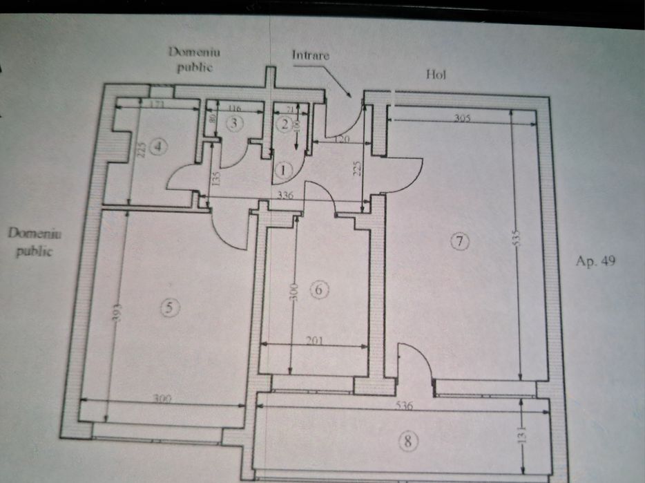 Apartament 2 camere decomandat