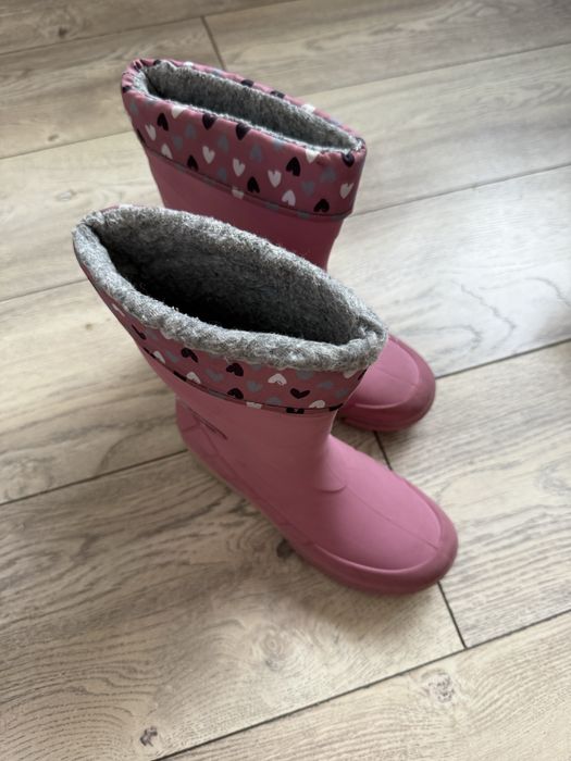 Непромокающие светящиеся утеплённые сапожки