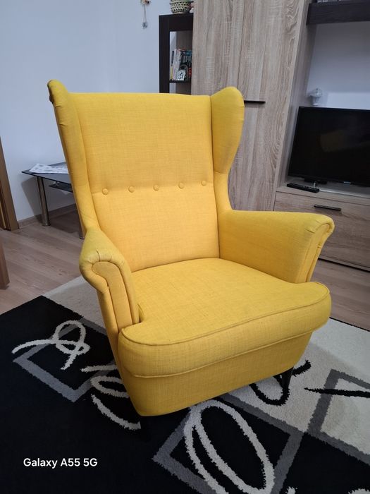 Fotoliu Ikea galben
