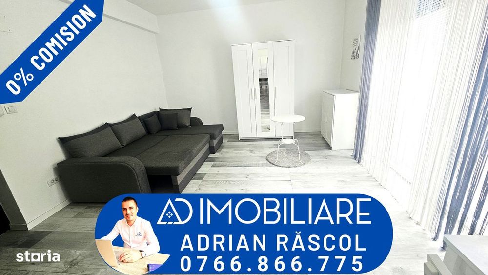 Garsonieră modernă de închiriat, strada Jiului