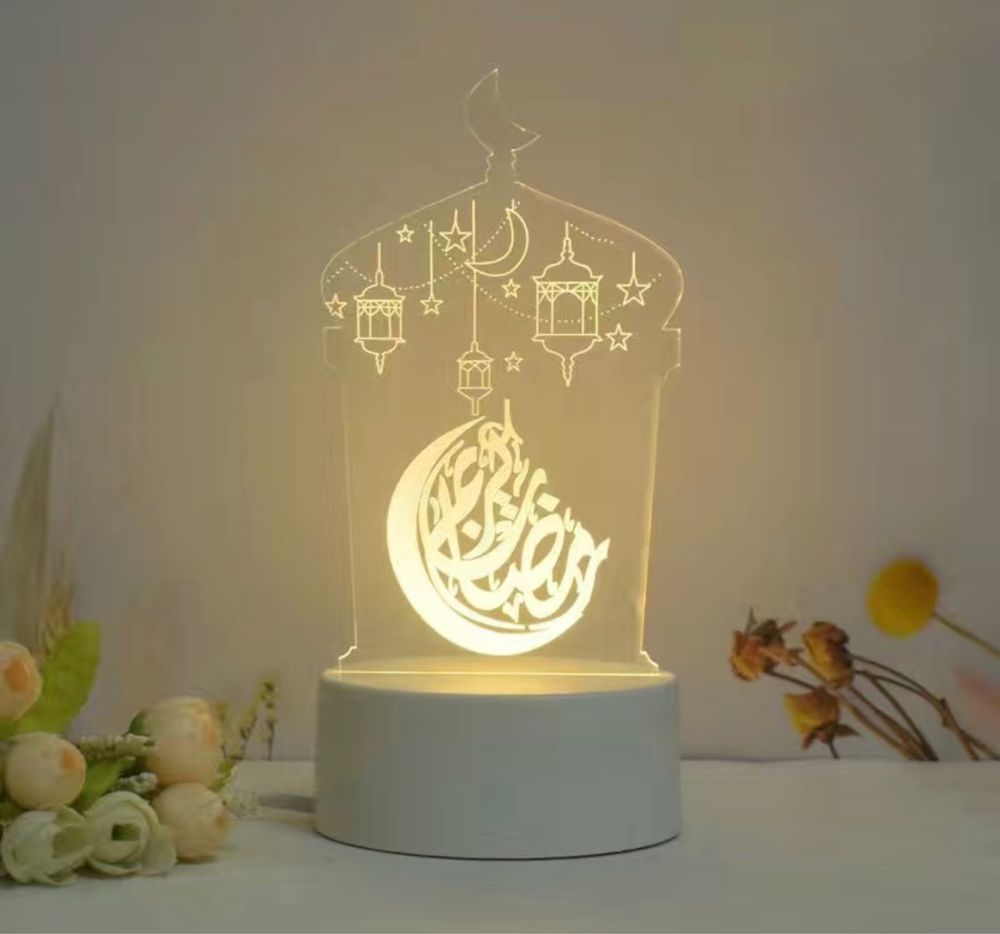 Светильники 3D Ramadan Mubarak