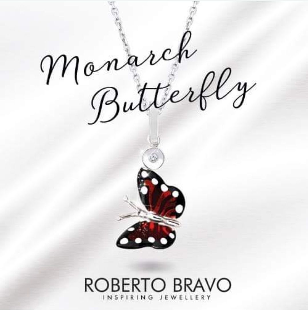 Набор с сапфирами Roberto Bravo Monarch batterfly