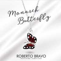 Набор с сапфирами Roberto Bravo Monarch batterfly