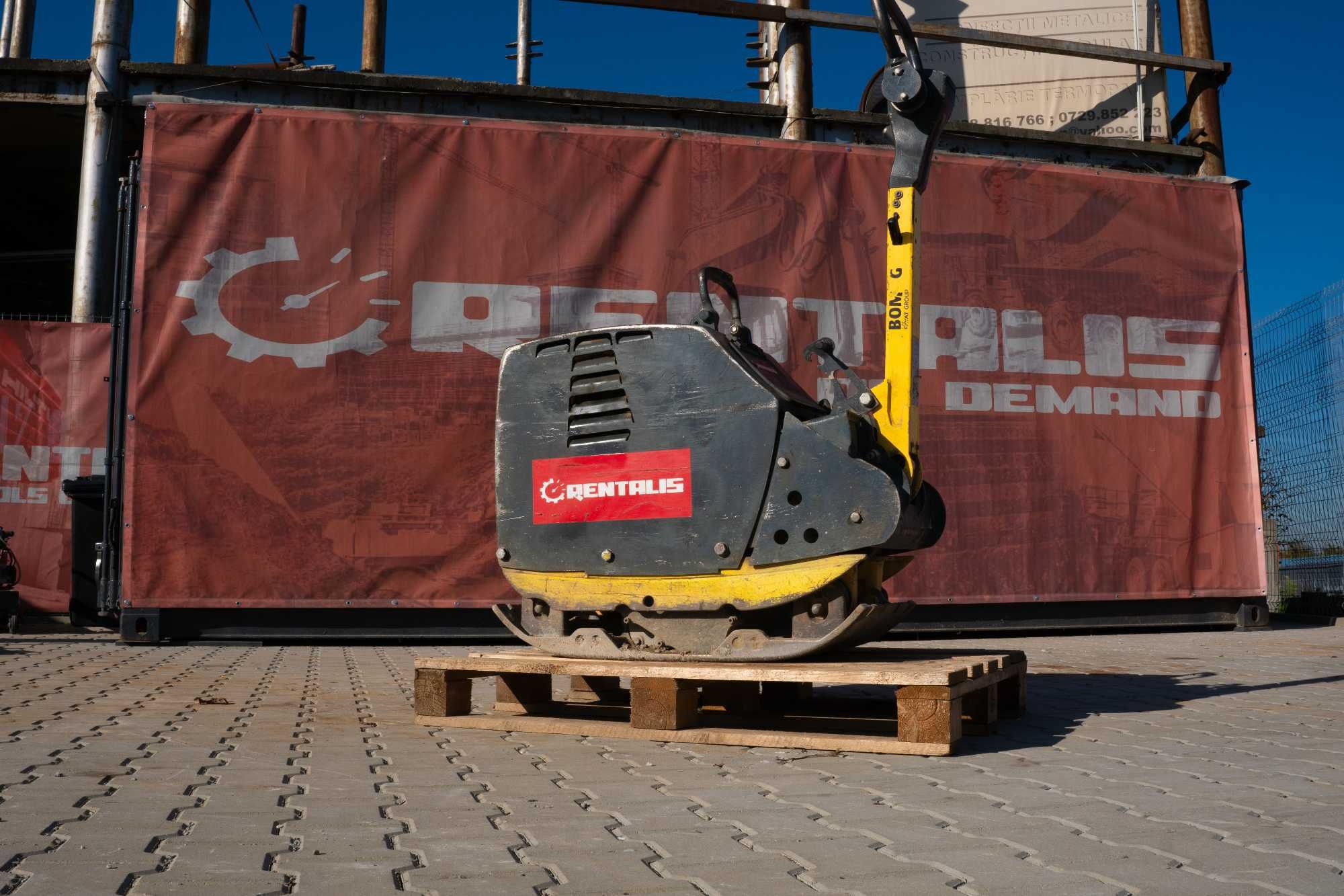 Inchiriem placi compactoare pentru pavaj/terasamente 80-600kg