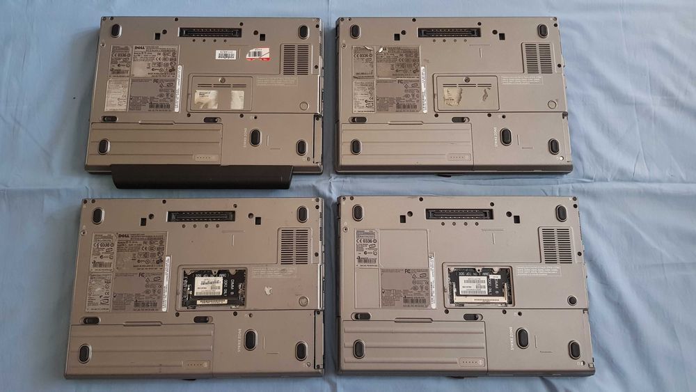 Lot de 4 laptopuri DELL D620 nefunctionale (sau cu defecte)