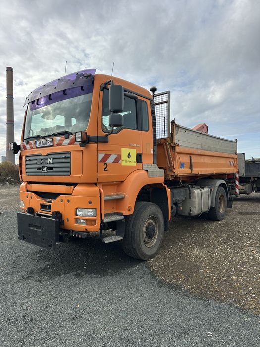 MAN TGA 18.310 4x4 bascula + macara